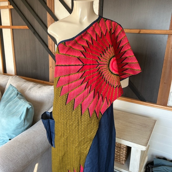 Velma New York Plus Size Kaftan Maxi Dress One Size Fits Most - Picture 1 of 16